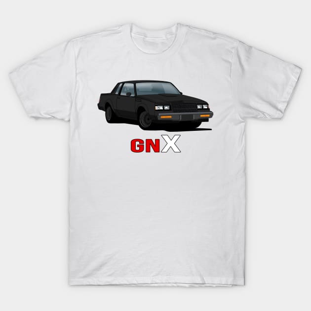 Buick GNX American Car T-Shirt by Rebellion Store